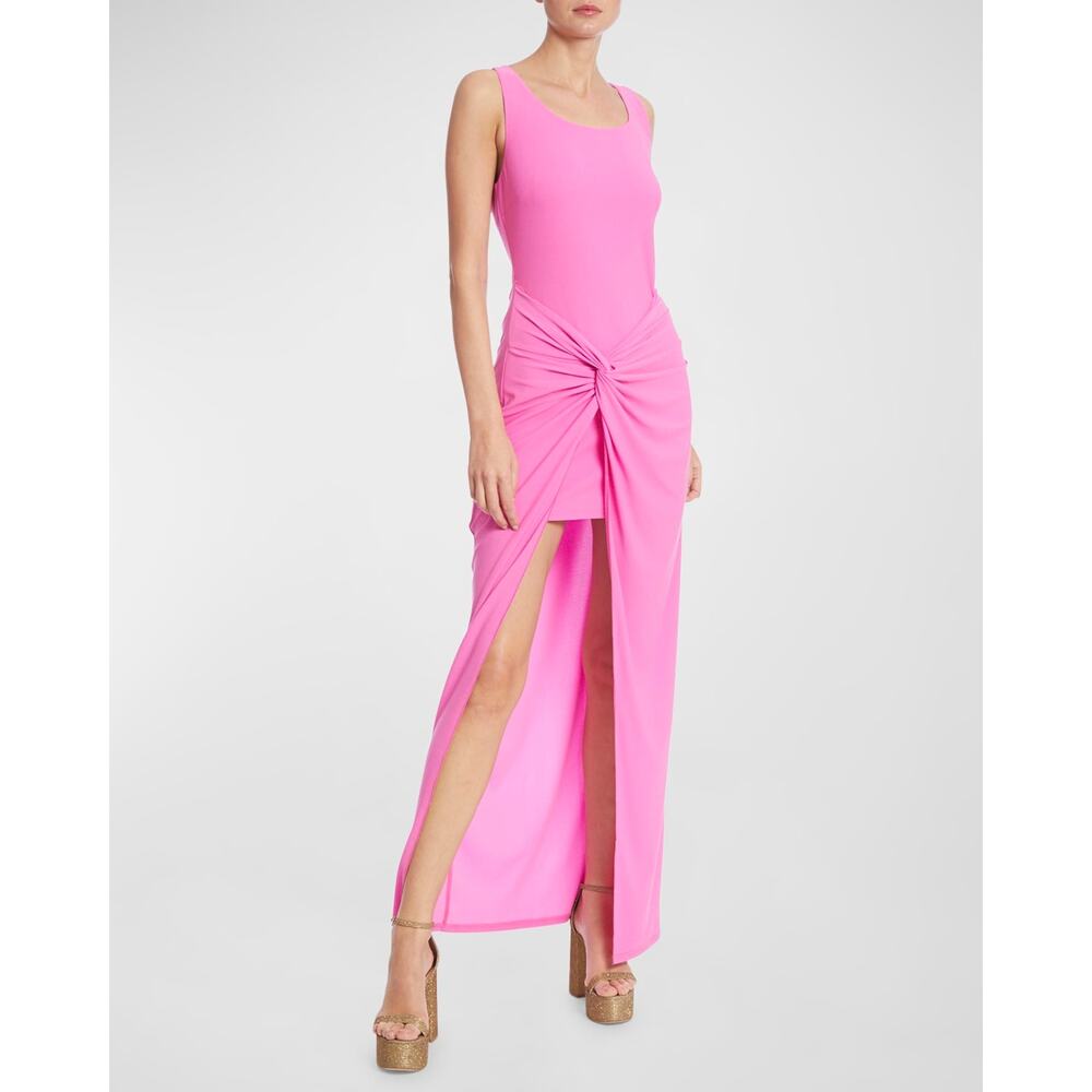 One33 Social 'Jerey' Pink Wrap Sleeveless Over Shirt Size 10